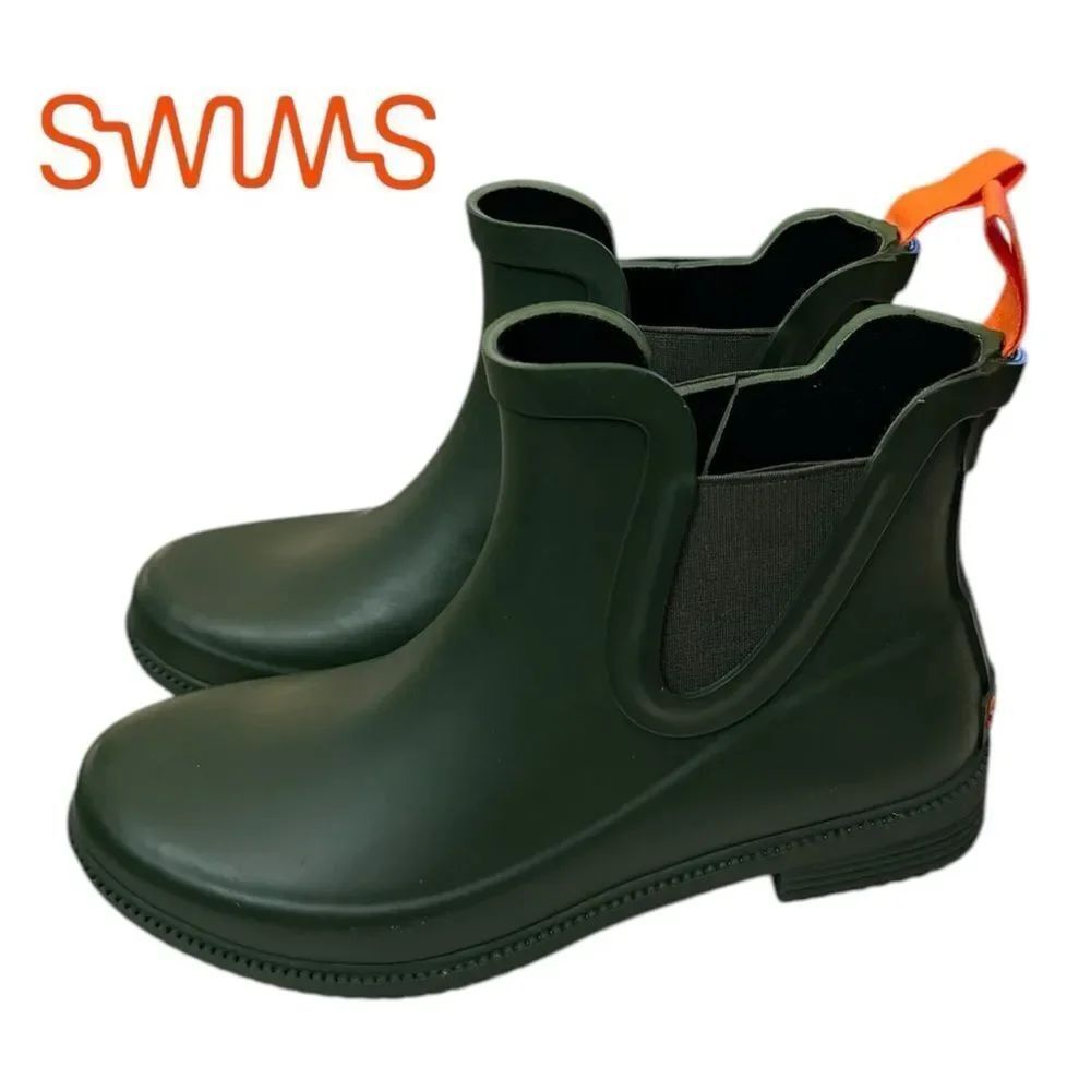 New SWIMS Dora Olive Women's Boots 6
